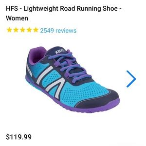 Xero HFS women’s running shoes size 8.5 barefoot zero drop